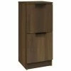 VidaXL Buffet Chêne marron 30x30x70 cm Bois d'ingénierie