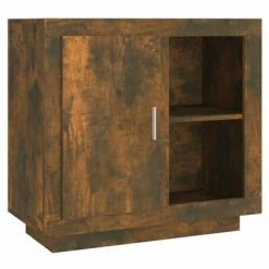 VidaXL Buffet Chêne fumé 80x40x75 cm