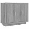 VidaXL Buffet Sonoma gris 92x35x75 cm Bois d'ingénierie