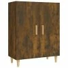 VidaXL Buffet Chêne fumé 70x34x90 cm Bois d'ingénierie