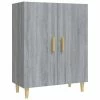 VidaXL Buffet Sonoma gris 70x34x90 cm Bois d'ingénierie