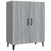 VidaXL Buffet Sonoma gris 70x34x90 cm Bois d'ingénierie