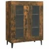VidaXL Buffet Chêne fumé 69,5x34x90 cm Bois d'ingénierie