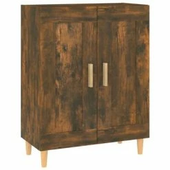 VidaXL Buffet Chêne fumé 69,5x34x90 cm Bois d'ingénierie
