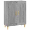 VidaXL Buffet Sonoma gris 69,5x34x90 cm Bois d'ingénierie