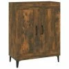 VidaXL Buffet Chêne fumé 69,5x34x90 cm Bois d'ingénierie