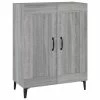 VidaXL Buffet Sonoma gris 69,5x34x90 cm Bois d'ingénierie