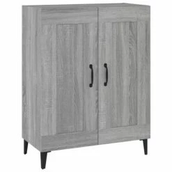 VidaXL Buffet Sonoma gris 69,5x34x90 cm Bois d'ingénierie