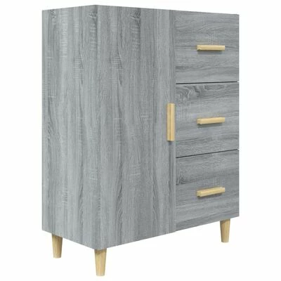 VidaXL Buffet Sonoma gris 69,5x34x90 cm Bois d'ingénierie 1 VidaXL Buffet Sonoma gris 69,5x34x90 cm Bois d'ingénierie