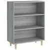 VidaXL Buffet Sonoma gris 69,5x32,5x90 cm Bois d'ingénierie