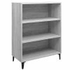 VidaXL Buffet Sonoma gris 69,5x32,5x90 cm Bois d'ingénierie