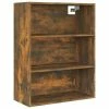 VidaXL Armoire murale suspendue Chêne fumé 69,5x32,5x90 cm