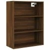 VidaXL Armoire murale suspendue Chêne marron 69,5x32,5x90 cm