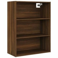 VidaXL Armoire murale suspendue Chêne marron 69,5x32,5x90 cm