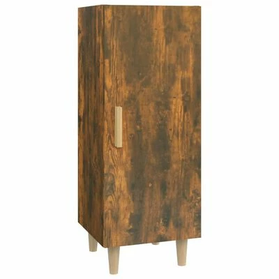 VidaXL Buffet Chêne fumé 34,5x34x90 cm Bois d'ingénierie 1 VidaXL Buffet Chêne fumé 34,5x34x90 cm Bois d'ingénierie