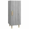 VidaXL Buffet Sonoma gris 34,5x34x90 cm Bois d'ingénierie