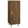 VidaXL Buffet Chêne marron 34,5x34x90 cm Bois d'ingénierie