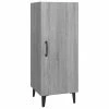 VidaXL Buffet Sonoma gris 34,5x34x90 cm Bois d'ingénierie