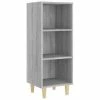 VidaXL Buffet Sonoma gris 34,5x32,5x90 cm Bois d'ingénierie