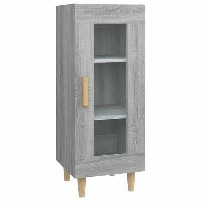 VidaXL Buffet Sonoma gris 34,5x34x90 cm Bois d'ingénierie 1 VidaXL Buffet Sonoma gris 34,5x34x90 cm Bois d'ingénierie