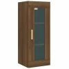 VidaXL Armoire murale suspendue Chêne marron 34,5x34x90 cm