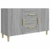 VidaXL Buffet Sonoma gris 100x36x60 cm Bois d'ingénierie