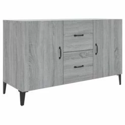 VidaXL Buffet Sonoma gris 100x36x60 cm Bois d'ingénierie