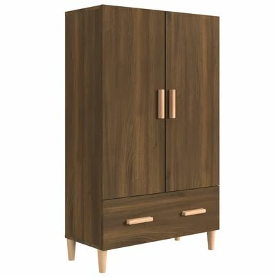 VidaXL Buffet Chêne marron 70x31x115 cm Bois d'ingénierie 1 VidaXL Buffet Chêne marron 70x31x115 cm Bois d'ingénierie