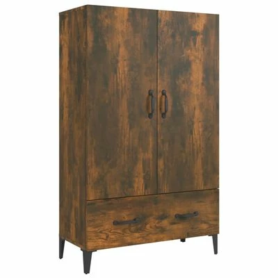 VidaXL Buffet Chêne fumé 70x31x115 cm Bois d'ingénierie 1 VidaXL Buffet Chêne fumé 70x31x115 cm Bois d'ingénierie
