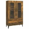 VidaXL Buffet Chêne fumé 70x31x115 cm Bois d'ingénierie