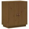 VidaXL Buffet Marron miel 65,5x40x75 cm Bois massif de pin
