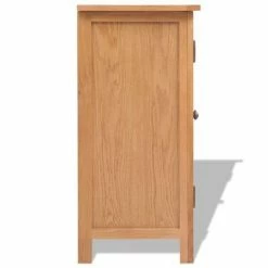 VidaXL Buffet 70 x 35 x 75 cm Bois de chêne massif -Buffets & bahuts Soldes image 3 243933