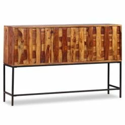 VidaXL Buffet Bois massif de Sesham 120 x 30 x 80 cm -Buffets & bahuts Soldes image 3 244345