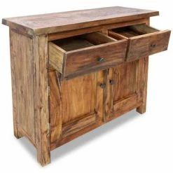 VidaXL Buffet Bois de récupération massif 75 x 30 x 65 cm -Buffets & bahuts Soldes image 3 244490