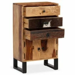 VidaXL Buffet Bois massif de Sesham 50 x 30 x 86 cm -Buffets & bahuts Soldes image 3 244934