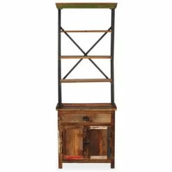 VidaXL Buffet avec étagères Bois de récupération massif 65x30x180 cm -Buffets & bahuts Soldes image 3 244944