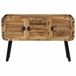 VidaXL Buffet Bois de manguier massif 120 x 30 x 76 cm 8 VidaXL Buffet Bois de manguier massif 120 x 30 x 76 cm -Buffets & bahuts Soldes image 3 245262
