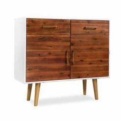 VidaXL Buffet Bois d'acacia massif 90 x 33,5 x 83 cm -Buffets & bahuts Soldes image 3 245741