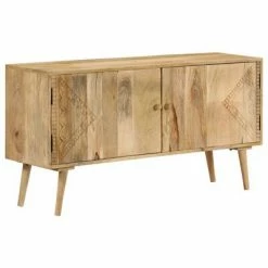 VidaXL Buffet Bois de manguier massif 120 x 30 x 60 cm -Buffets & bahuts Soldes image 3 246145