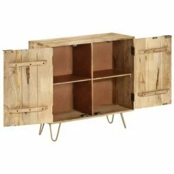 VidaXL Buffet 80x30x75 cm Bois de manguier solide -Buffets & bahuts Soldes image 3 246155