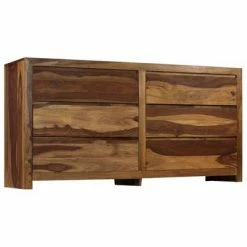 VidaXL Meuble à tiroirs Bois massif de Sesham 160 x 40 x 80 cm -Buffets & bahuts Soldes image 3 246217