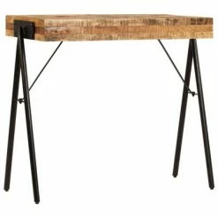 VidaXL Table console Bois de manguier massif 80 x 40 x 75 cm -Buffets & bahuts Soldes image 3 246339
