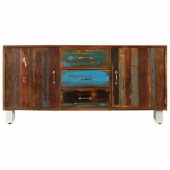 VidaXL Buffet Bois de récupération solide 160 x 40 x 76 cm -Buffets & bahuts Soldes image 3 246414