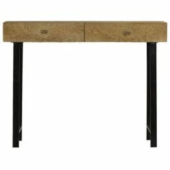 VidaXL Table console Bois de manguier massif 102 x 30 x 79 cm 8 VidaXL Table console Bois de manguier massif 102 x 30 x 79 cm -Buffets & bahuts Soldes image 3 246977