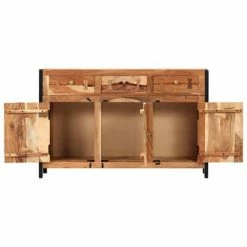 VidaXL Buffet 120x35x75 cm Bois d'acacia solide -Buffets & bahuts Soldes image 3 247449