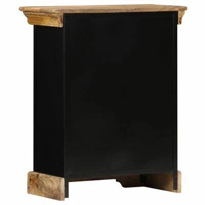 VidaXL Buffet 60 x 30 x 75 cm Bois de manguier massif 3 VidaXL Buffet 60 x 30 x 75 cm Bois de manguier massif – Image 3
