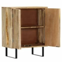VidaXL Buffet 60x35x75 cm Bois de manguier massif -Buffets & bahuts Soldes image 3 247895