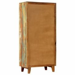 VidaXL Buffet sculpté à la main 85x45x180 cm Bois récupération solide -Buffets & bahuts Soldes image 3 247908