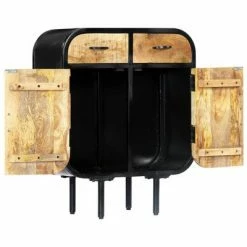 VidaXL Buffet 60 x 30 x 75 cm Bois de manguier massif et fer 8 VidaXL Buffet 60 x 30 x 75 cm Bois de manguier massif et fer -Buffets & bahuts Soldes image 3 247918