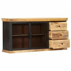 VidaXL Buffet 150x40x75 cm Bois de manguier solide -Buffets & bahuts Soldes image 3 248101